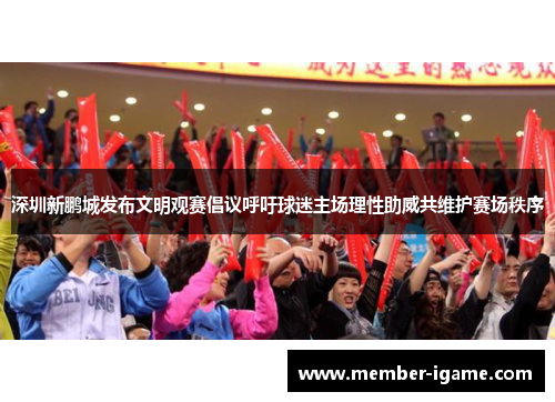 深圳新鹏城发布文明观赛倡议呼吁球迷主场理性助威共维护赛场秩序